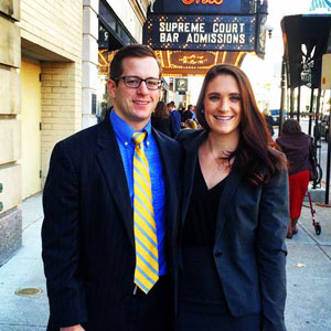 Alyssa Landino, JD ’15 and John Moscarino, JD ’15